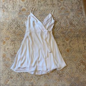 White mini dress